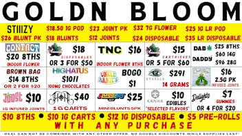Goldn Bloom SPECIAL OFFERS!