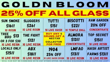 Goldn Bloom CONCENTRATE SPECIALS