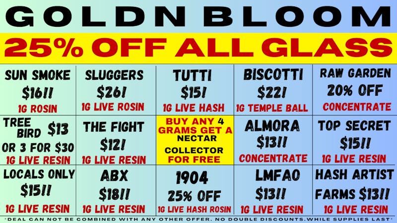 Goldn Bloom CONCENTRATE SPECIALS