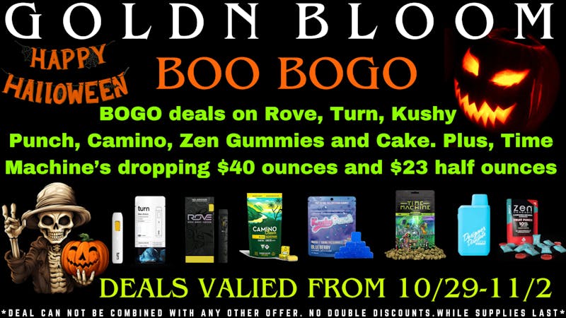 Goldn Bloom HALLOWEEN SPECIALS!