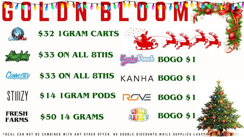Goldn Bloom CHRISTMAS SPECIALS