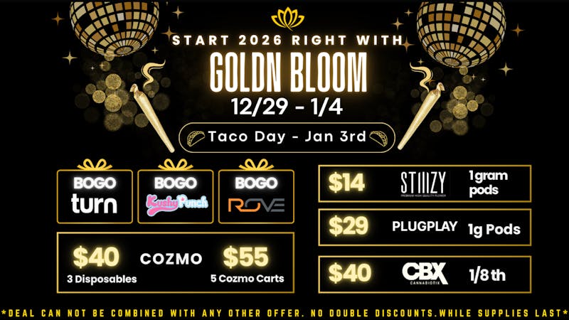 Goldn Bloom NEW YEAR SPECIALS