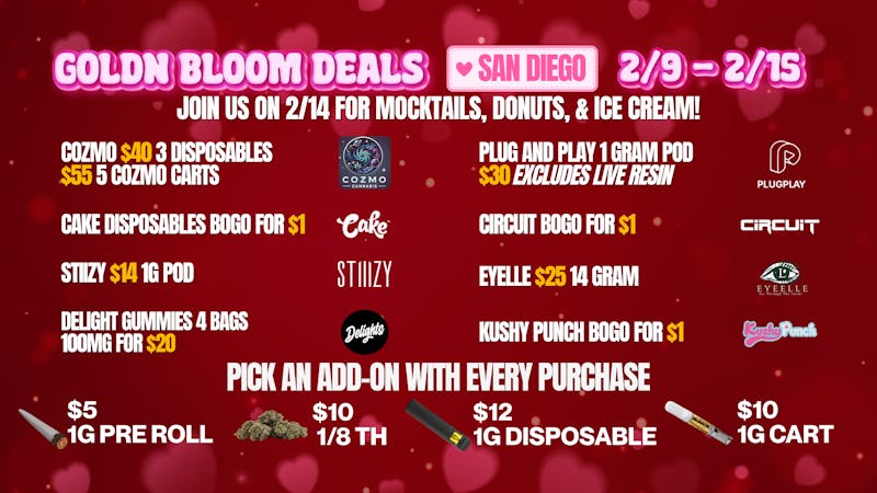 Goldn Bloom VALENTINE'S SPECIALS