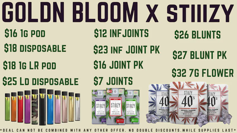 Goldn Bloom STIIIZY SPECIALS