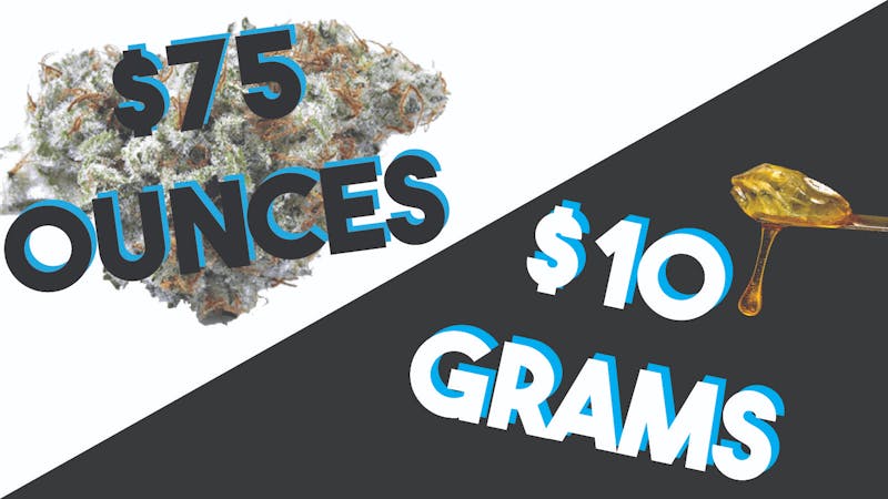 TheGlassCook $75 Ounces and $10 Grams of Concentrates
