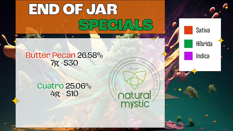 Natural Mystic End Of Jar Prepack Deals