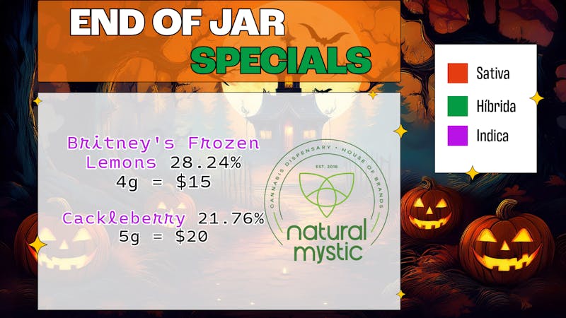 Natural Mystic End Of Jar Prepack Deals