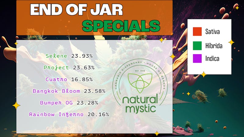 Natural Mystic End Of Jar Prepack Deals