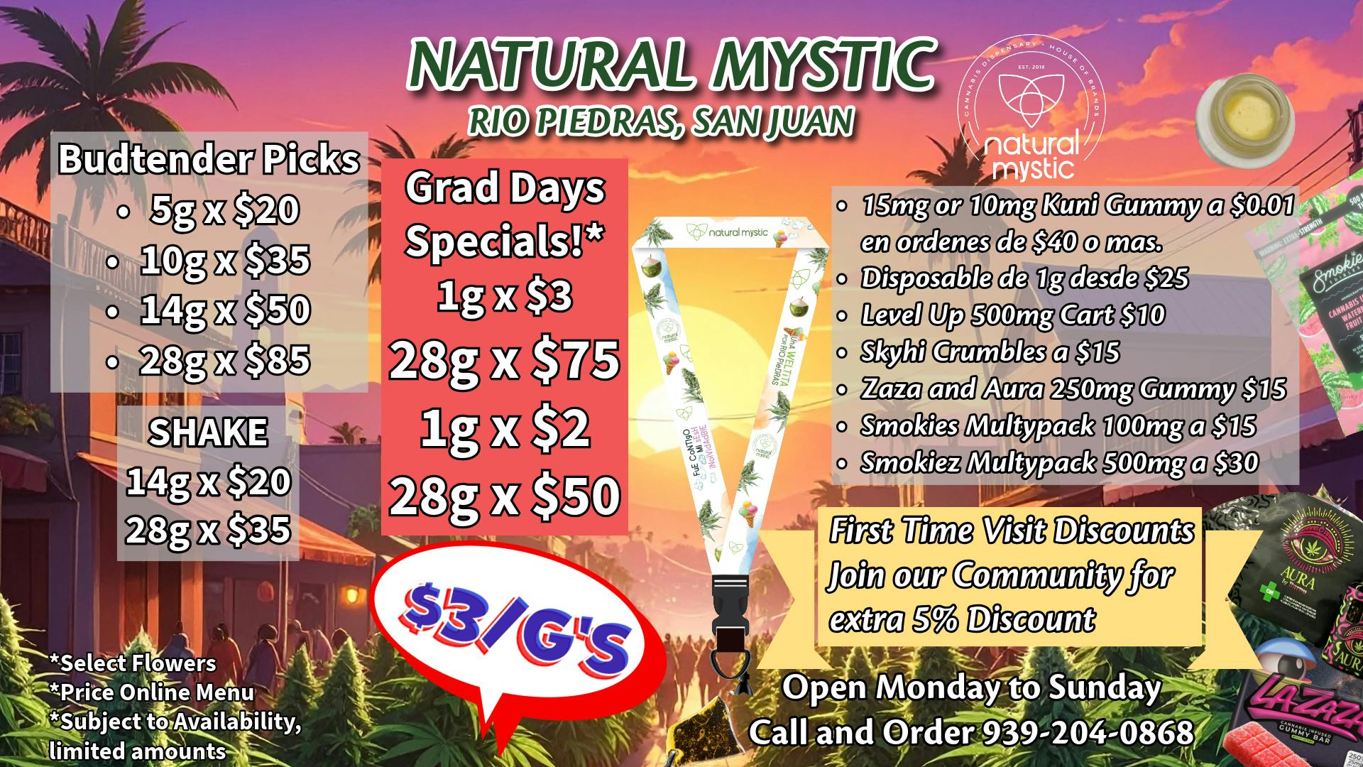 Natural Mystic 👨‍🎓🎉Graduation Day Mystic $3'g Deals👨‍🎓🎉