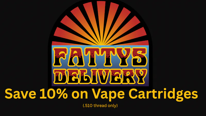 Fattys Delivery 15% off all .510 Thread Cartridges