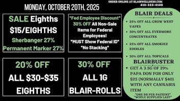 Blair Wellness Center $15 SALE! 20% OFF $30-$35! $70 14gs! 25-30% OFF!