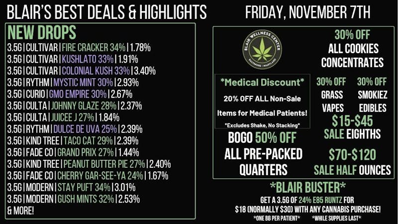Blair Wellness Center $15 SALE! $70 14gs! BOGO 50% 7gs! 30% OFF + MORE
