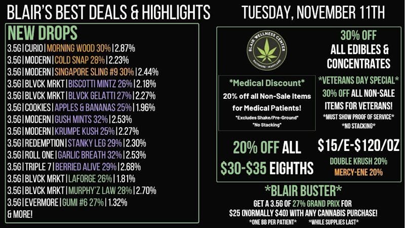 Blair Wellness Center $15 SALE! 20% OFF $30-$35! VET: 30% OFF NS! + MORE