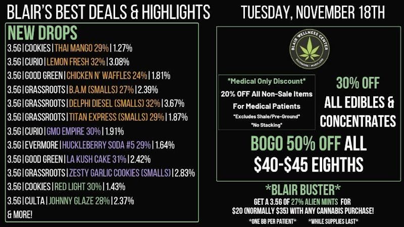 Blair Wellness Center $15 SALE! BOGO 50% $40-$45! 30% OFF + MORE!