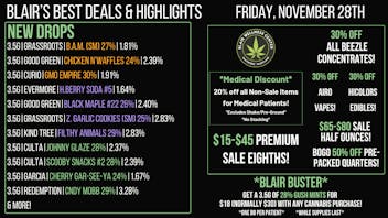 Blair Wellness Center $15 SALE! $65 15gs! BOGO 50% 7gs! 30% OFF + MORE!
