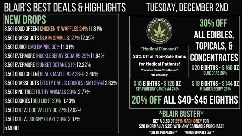 Blair Wellness Center $15-$20 SALE! 20% OFF $40-$45! 30% OFF C/E/T!