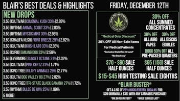 Blair Wellness Center $15 SALE! $65 15gs! BOGO 50% 7gs! 30% OFF + MORE!