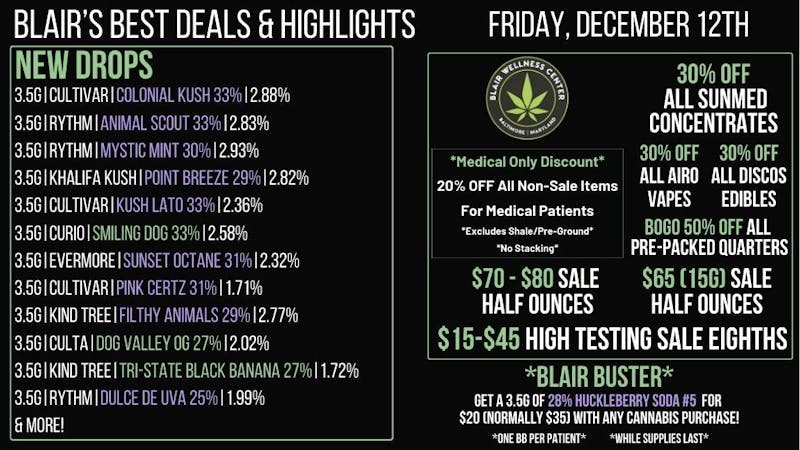 Blair Wellness Center $15 SALE! $65 15gs! BOGO 50% 7gs! 30% OFF + MORE!