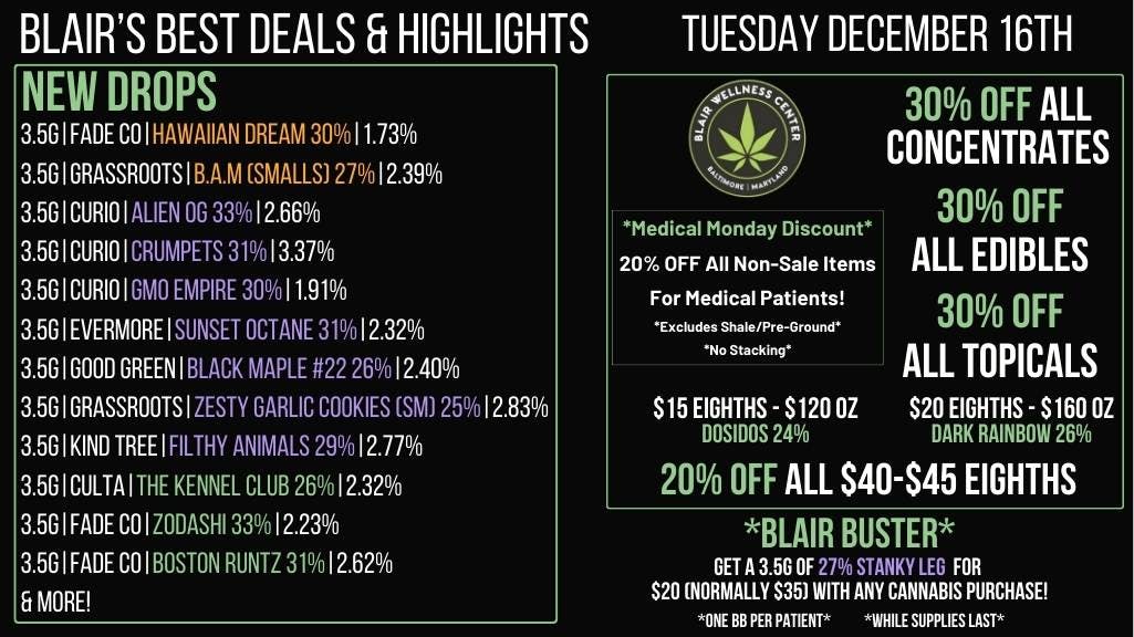 Blair Wellness Center $15-$20 SALE! 20% OFF $40-$45! 30% OFF + MORE!