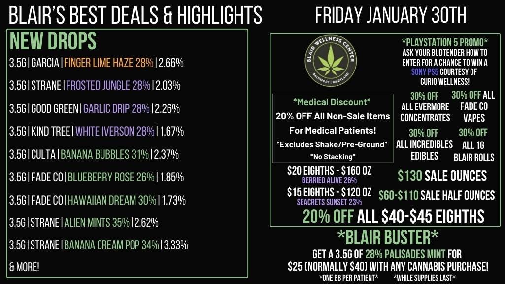 Blair Wellness Center $15 SALE! 20% OFF $40-45! $130 OZ! 30% OFF + MORE