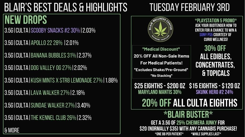 Blair Wellness Center $15 SALE - $120 OZ! 20% OFF Culta! 30% OFF + MORE!