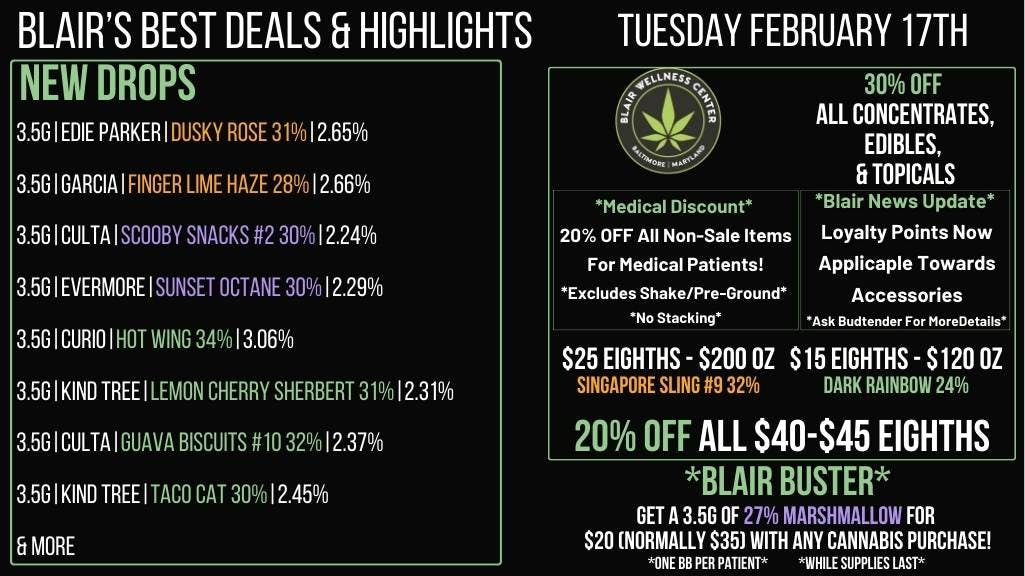 Blair Wellness Center $15-$20 SALE! ALL $30-$35: 2 for $55! 30% OFF!