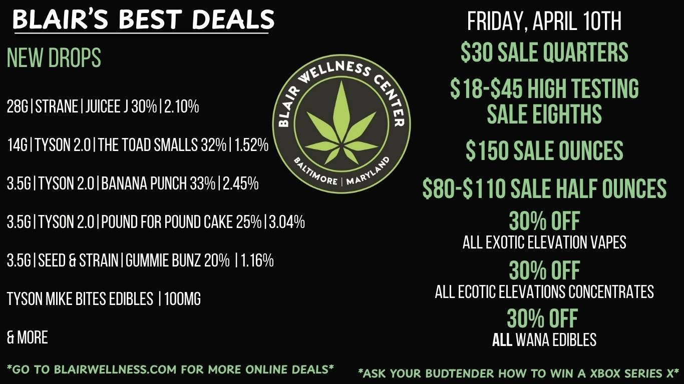 Blair Wellness Center $30 SALE Quarters!