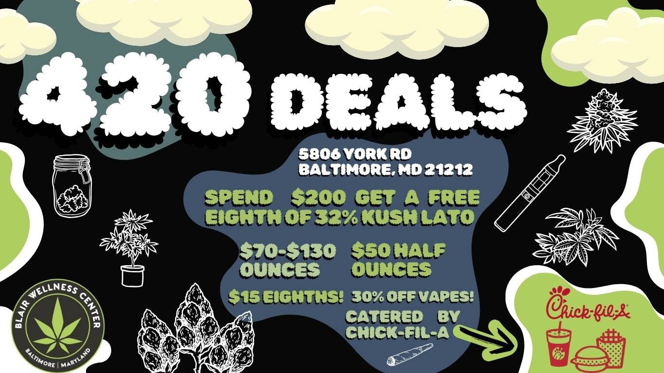 Blair Wellness Center 420 DEALS ARE HERE!