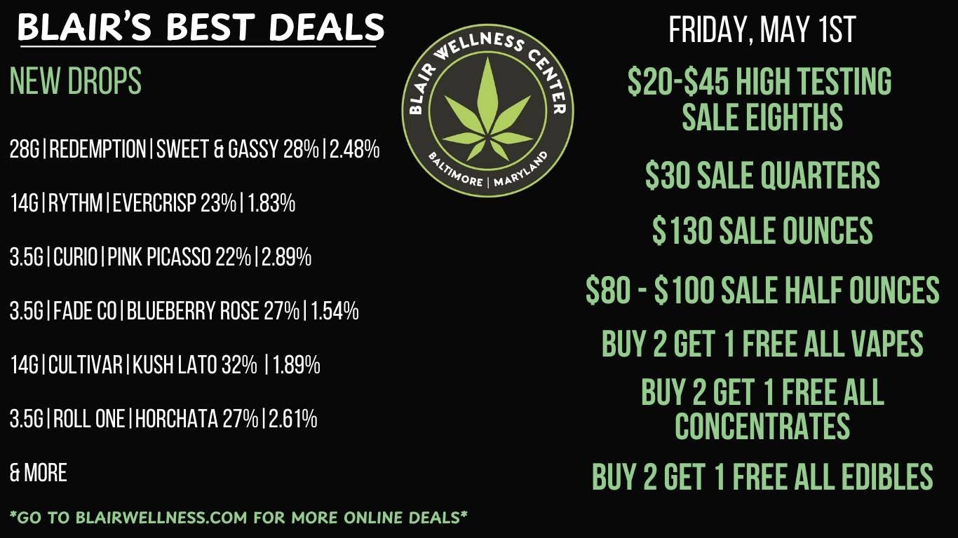 Blair Wellness Center $30 SALE Quarters!