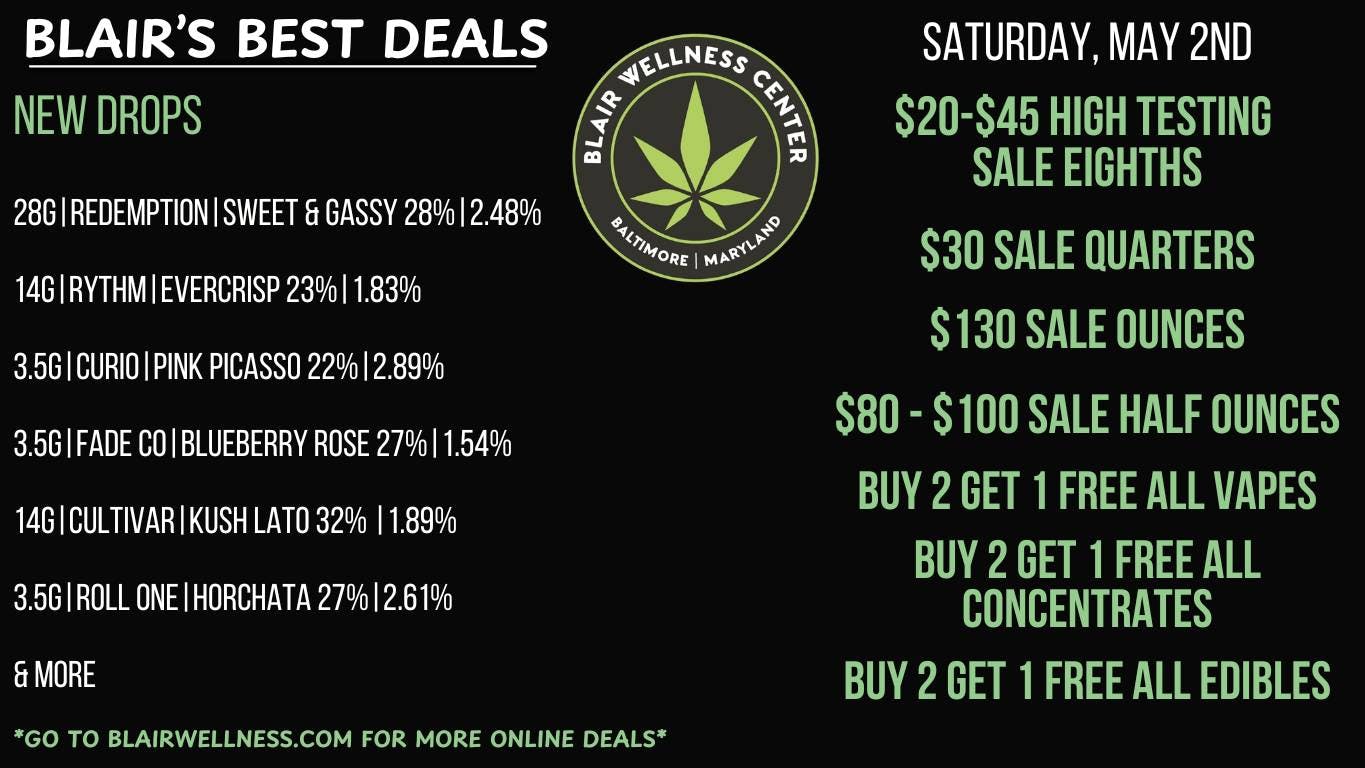 Blair Wellness Center $30 SALE Quarters!