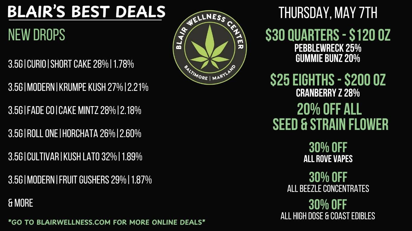 Blair Wellness Center $30 SALE Quarters!