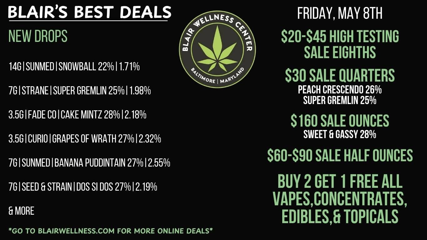 Blair Wellness Center $30 SALE Quarters!