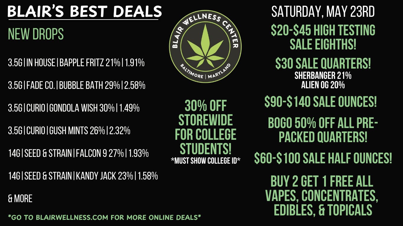 Blair Wellness Center $30 Quarters! 30% OFF Storewide For College! + MOR