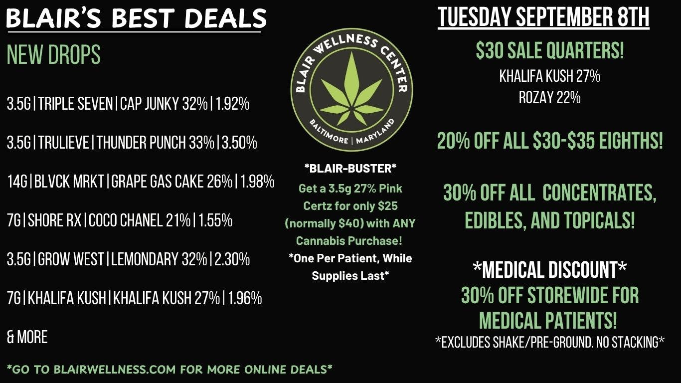 Blair Wellness Center $30 Quarters! 20% OFF $30-$35! 30% OFF + MORE!