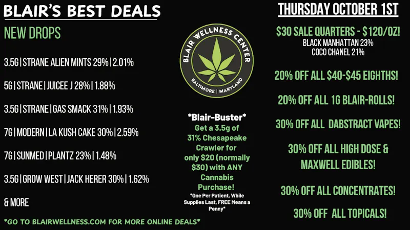 Blair Wellness Center $30 Quarters! 20% OFF $40-$45! 30% OFF + MORE!