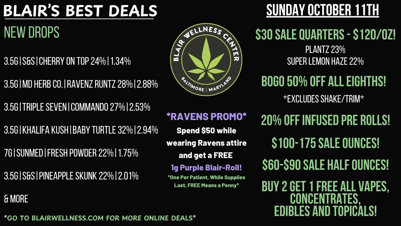 Blair Wellness Center $30 Quarters! FREE PR Deal! $60 14gs! $100 OZs!