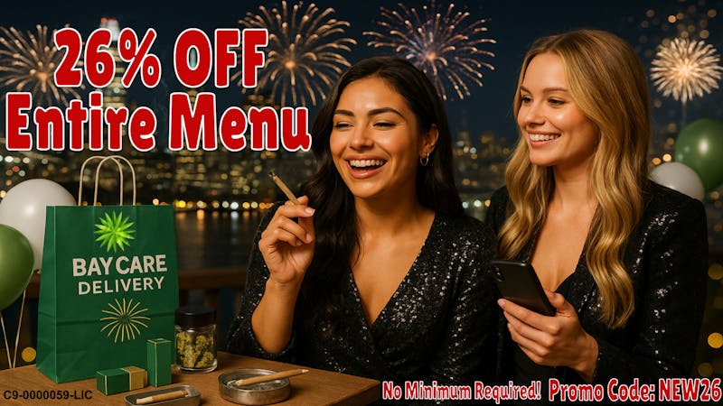 Bay Care Delivery 2026 New Year, New High – 26% Off Entire Menu