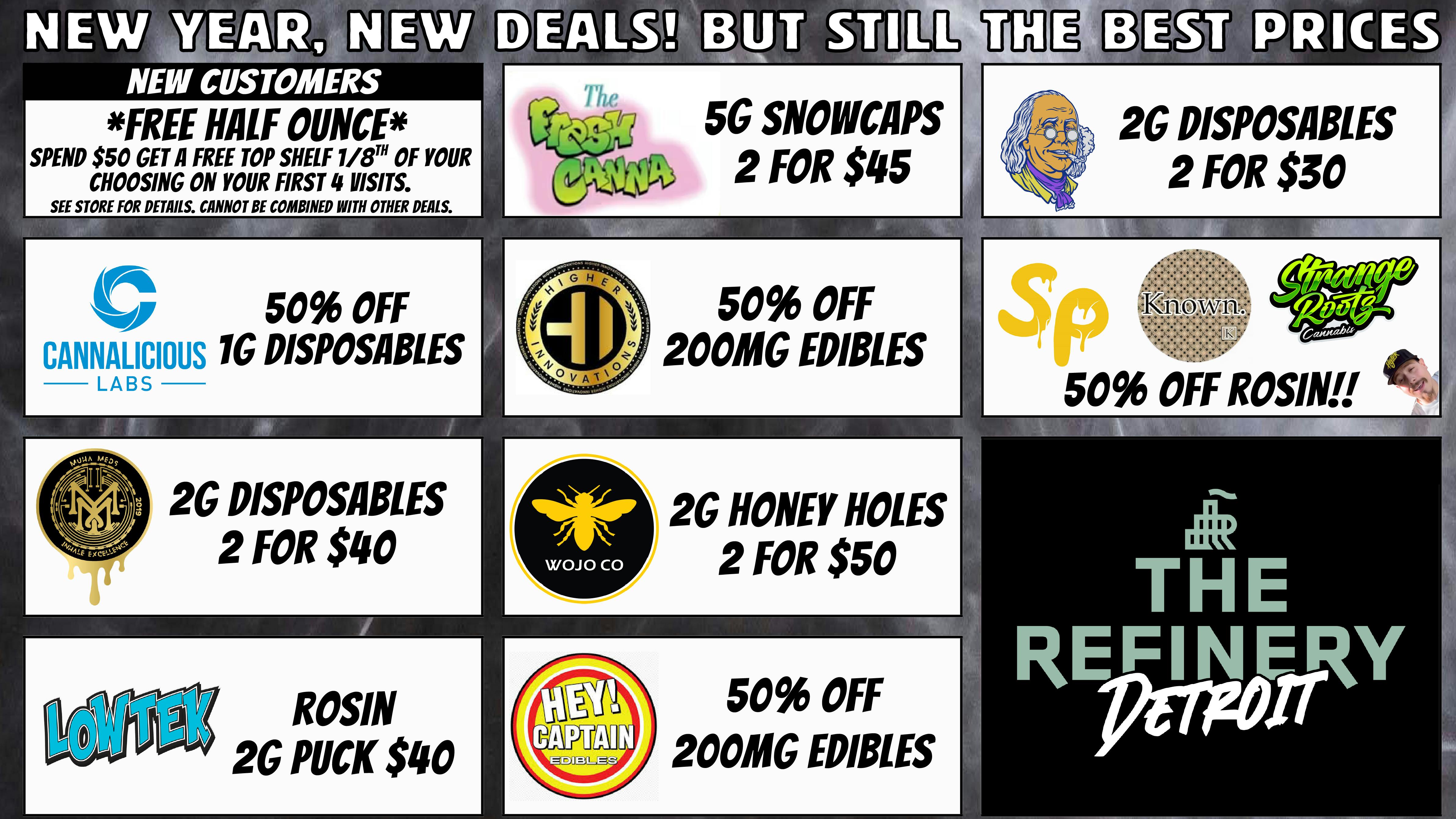 The Refinery Detroit New Year, New Deals Still The Best Everyday Prices
