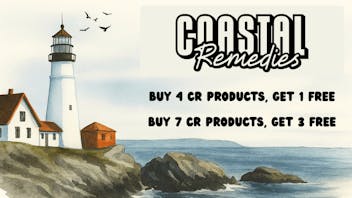 Coastal Remedies BUY 4 CR PRODUCTS GET 1 or BUY 7 GET 3 FREE!
