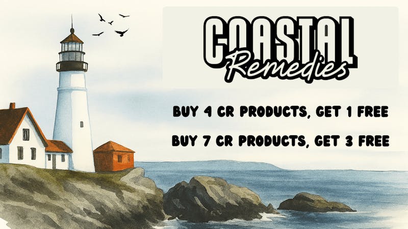 Coastal Remedies BUY 4 CR PRODUCTS GET 1 or BUY 7 GET 3 FREE!