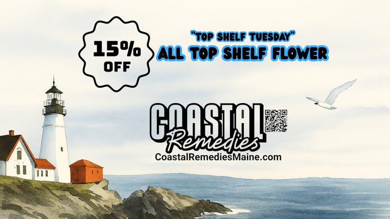 Coastal Remedies TOP TIER TUESDAY'S (15% OFF ALL $25/8THS AND UP!)