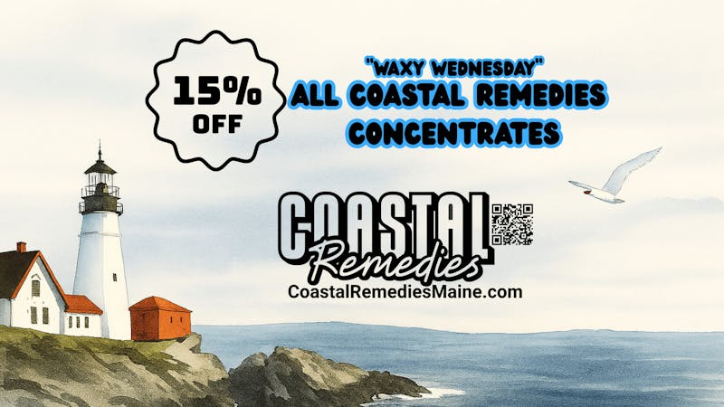 Coastal Remedies WAXY WEDNESDAY! (15% OFF ALL CR CONCENTRATES)