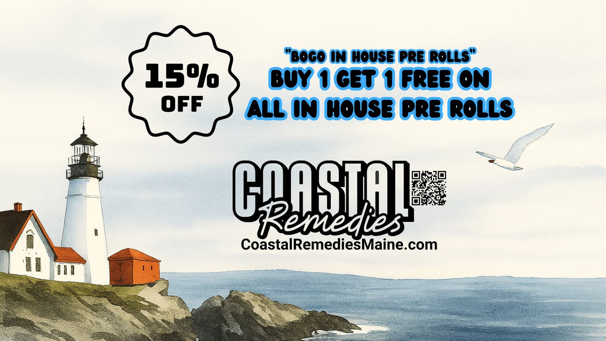 Coastal Remedies BOGO Pre-Rolls ALL THURSDAY LONG!
