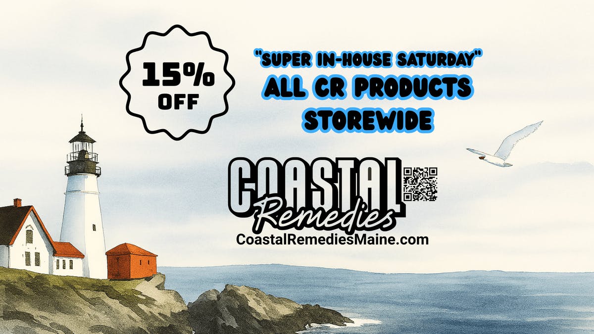 Coastal Remedies 15% OFF ALL CR PRODUCTS STOREWIDE!
