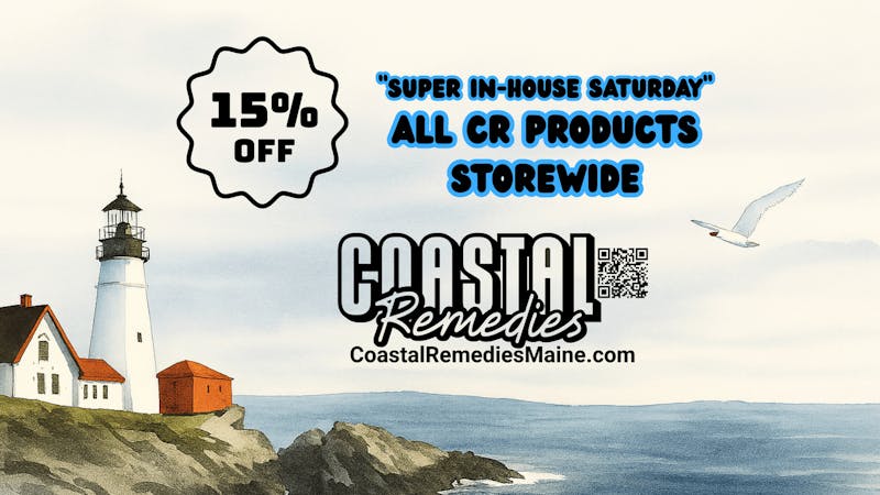Coastal Remedies 15% OFF ALL CR PRODUCTS STOREWIDE!