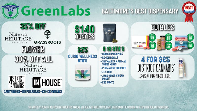 GreenLabs Greenlabs Weekend Deals