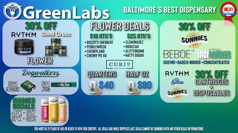 GreenLabs Greenlabs Weekly Deals