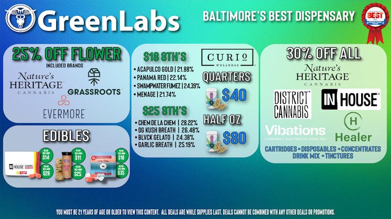 GreenLabs Greenlabs Weekend Deals
