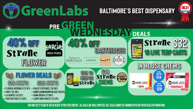 GreenLabs Greenlabs Pre Green Wednesday Deals