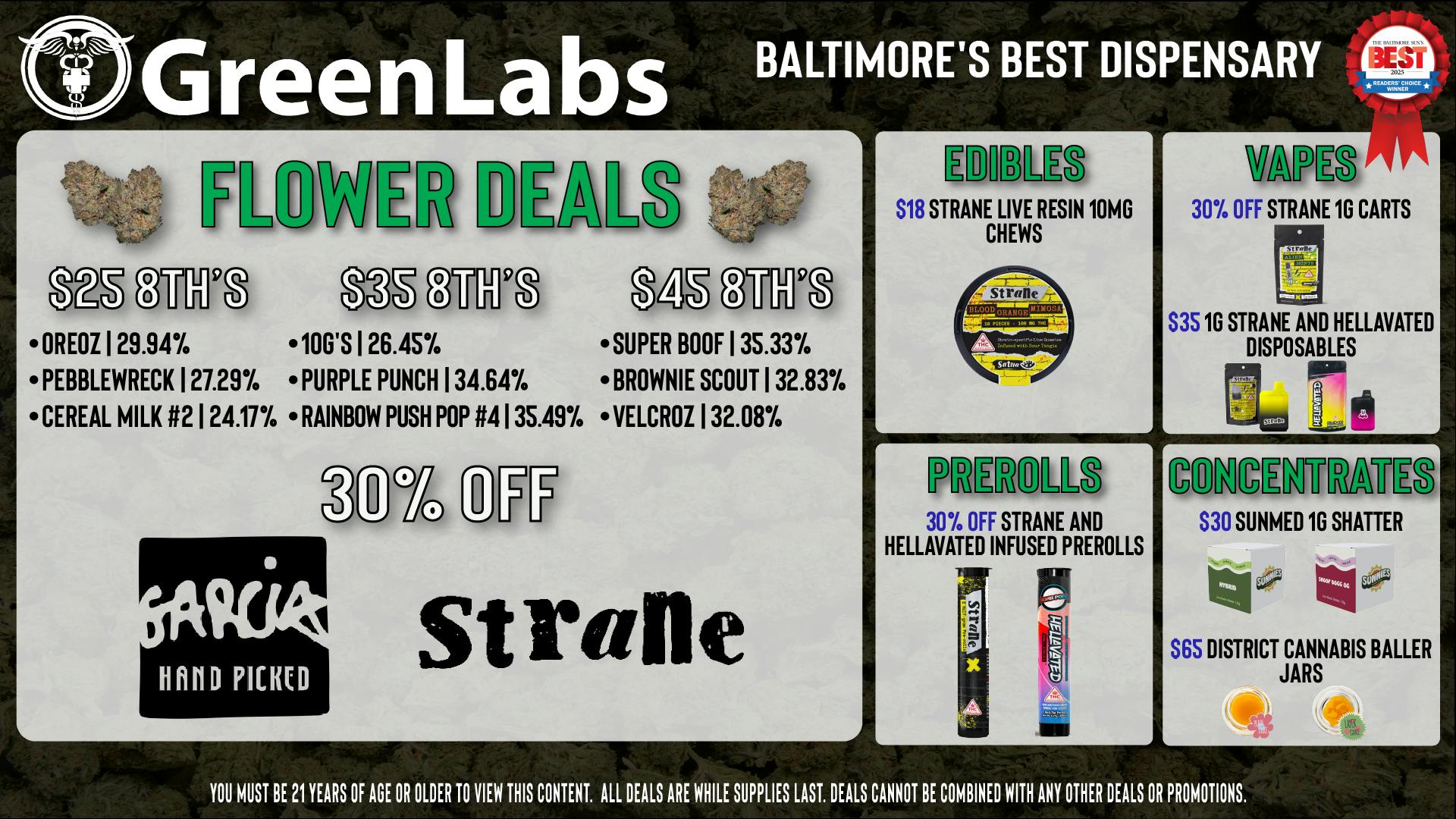 GreenLabs Greenlabs Weekday deals